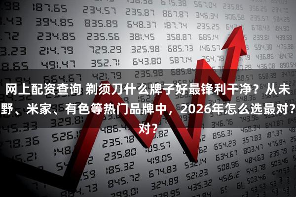 网上配资查询 剃须刀什么牌子好最锋利干净？从未野、米家、有色等热门品牌中，2026年怎么选最对？